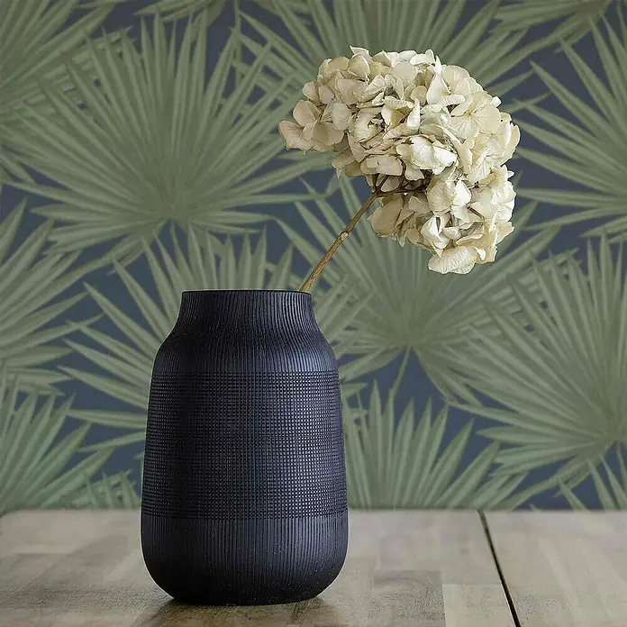 Tadessi Vliestapete M1-No.4239 - Blau, Floral, 10,05 x 0,53 m