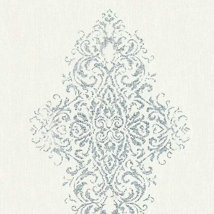 Tadessi Vliestapete M1-No.2257 - Weiß, Ornament, 10,05 x 0,53 m