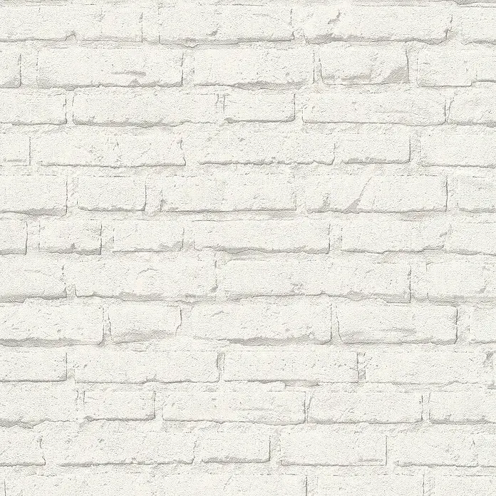 Tadessi Vliestapete M1-No.88 - Grau, Steinoptik, 10,05 x 0,53 m - Nahtlose weiße Ziegelwandtextur, geeignet für Tapeten oder Hintergründe.