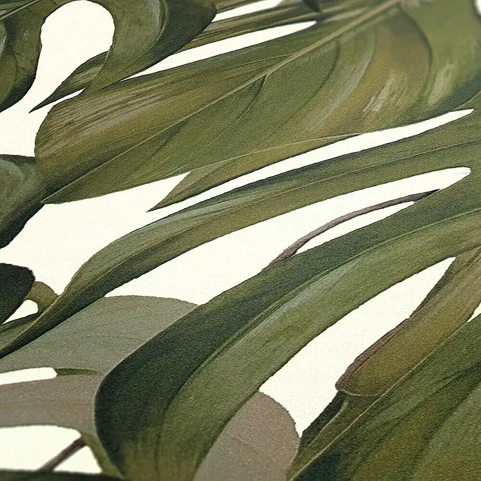 Tadessi Vliestapete M1-No.1411 - Weiß, Floral, 10,05 x 0,53 m