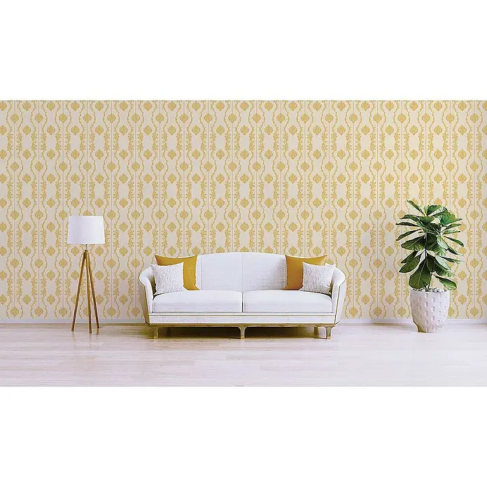 Tadessi Vliestapete M1-No.2513 - Creme, Ornament, 10,05 x 0,53 m