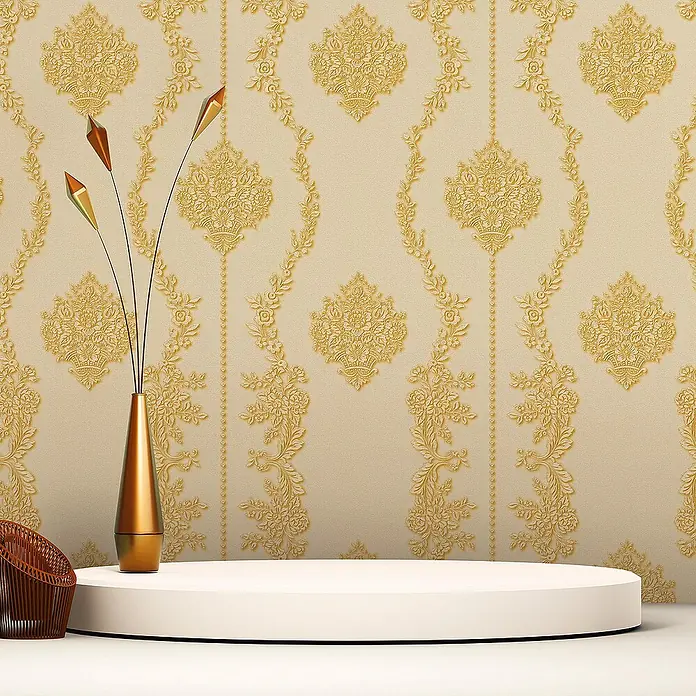 Tadessi Vliestapete M1-No.2513 - Creme, Ornament, 10,05 x 0,53 m