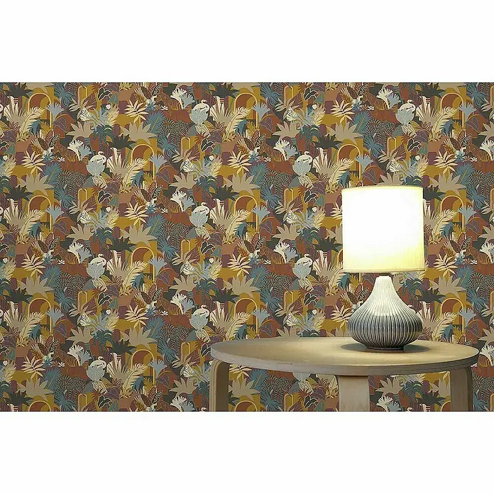 Tadessi Vliestapete M1-No.4262 - Mehrfarbig, Floral, 10,05 x 0,53 m