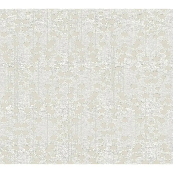 Tadessi Vliestapete M1-No.1644 - Weiß, Grafisch, 10,05 x 0,53 m