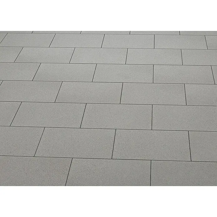 EHL Terrassenplatte Mantina - 60 x 40 x 4 cm, Grau, Beton - Bodenbelag aus grauen Betonpflastersteinen mit feinen Fugen für Außenbereiche. Ideal für Terrassen und Gehwege.