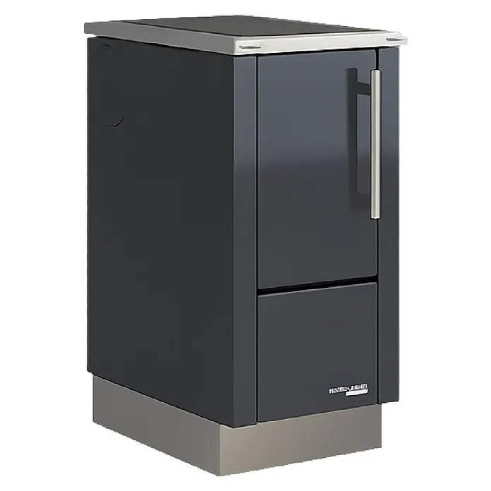 Haas+Sohn Küchenherd HS 40 - L x B x H: 600 x 400 x 852 cm, 5 kW, Schwarz - Der Thermia A Beistellherd ist ein stilvolles und effizientes Heizgerät. Er verfügt über eine robuste Bauweise und ein modernes Design.