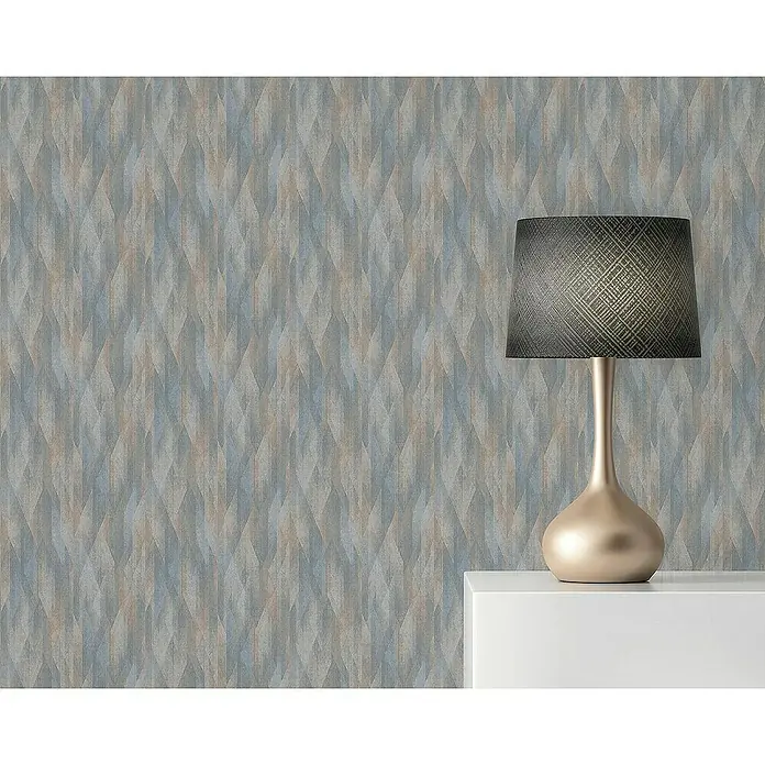 Tadessi Vliestapete M1-No.4328 - Blau, Grafisch, 10,05 x 0,53 m