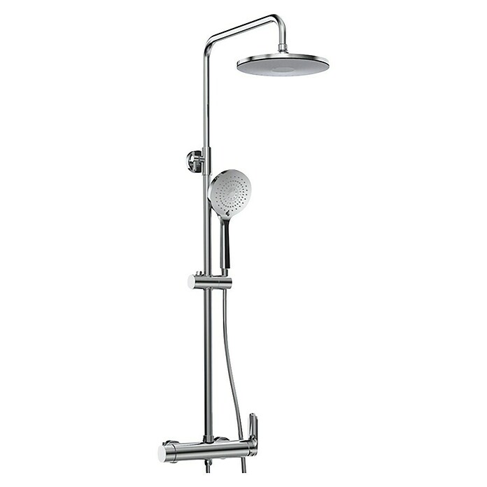 Sistema de ducha Flow Pro (Número de tipos de chorro: 3 ud., Cromo) | BAUHAUS