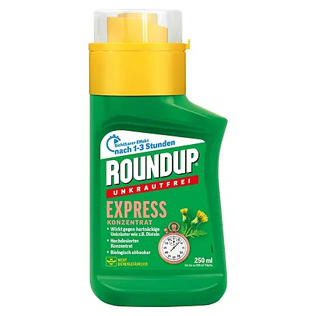 Roundup  Unkrautvernichter Unkrautfrei Express Konzentrat