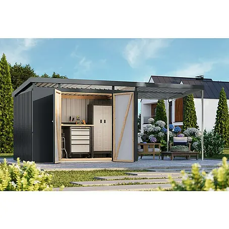 Karibu  Gerätehaus Marder 3