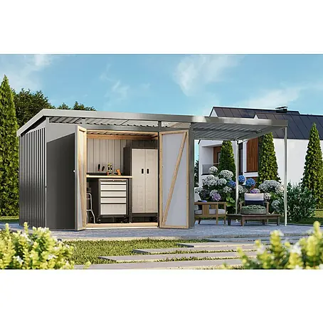 Karibu  Gerätehaus Marder 3
