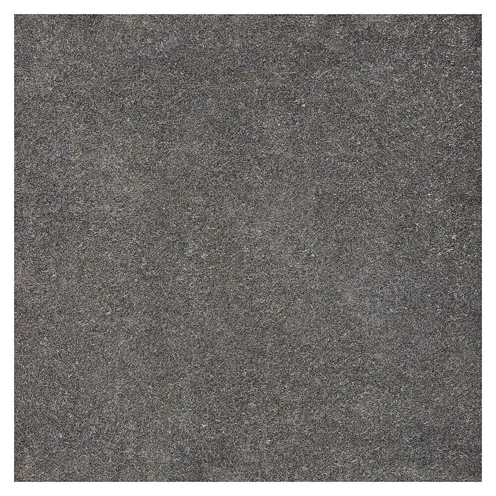 Terrassenfliese Colosseo - 60 x 60 x 2 cm, Basalt Grau, Matt - Nahaufnahme eines grauen Filzteppichs mit feiner Textur, ideal für gemütliche Innenräume und zur Schalldämmung.