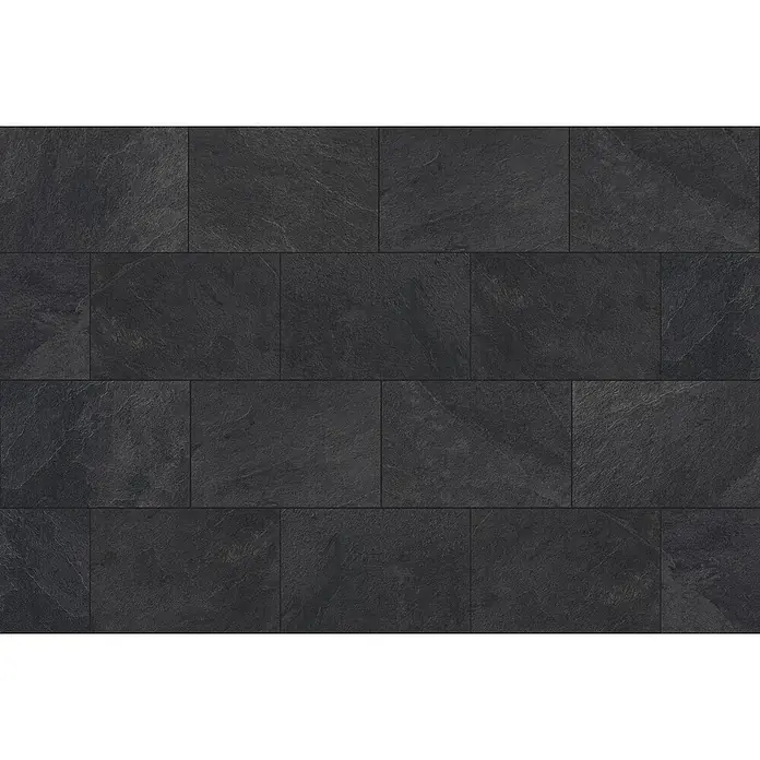 Terrassenfliese Museo Ardesia - 60 x 90 x 2 cm, Nera, Matt - Texturierte, anthrazitfarbene Schieferfliesen, ideal für Boden- oder Wandbeläge, bieten eine robuste und stilvolle Oberfläche.
