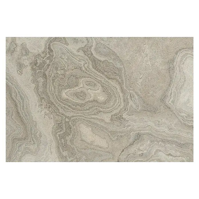 Terrassenfliese Porcea - 60 x 90 x 2 cm, Eramosa, Matt - Graue Marmorfliese mit wirbelndem Muster und natürlichen Maserungen für eine elegante und moderne Raumgestaltung.