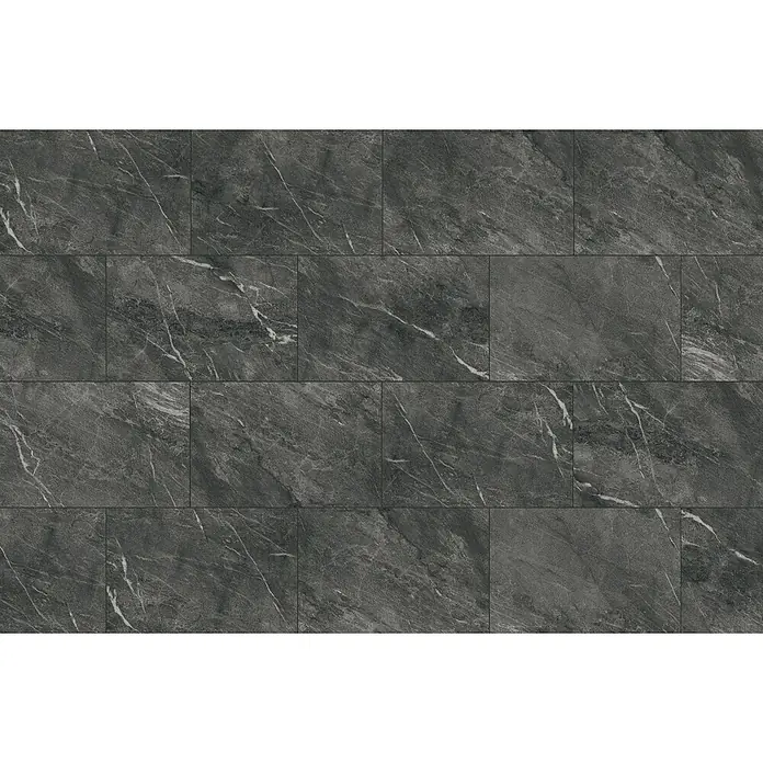Terrassenfliese Total Stone - 60 x 90 x 2 cm, Grafit, Matt - Graue Marmorfliesen mit auffälliger Maserung, ideal für stilvolle Boden- und Wandgestaltung. Robust und zeitlos im Design.