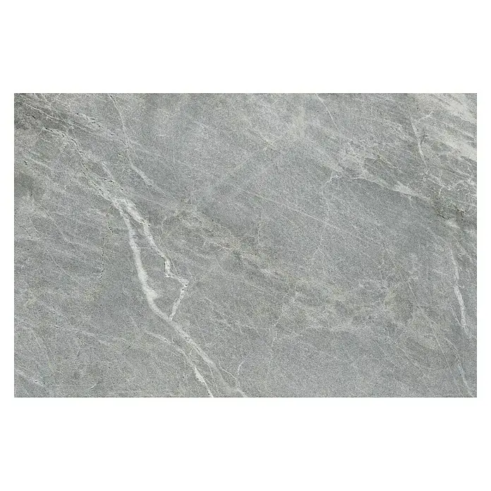 Terrassenfliese Total Stone - 60 x 90 x 2 cm, Grigio, Matt - Graue Marmorfliese mit eleganten weißen Adern. Perfekt für stilvolle Boden- oder Wandgestaltung.