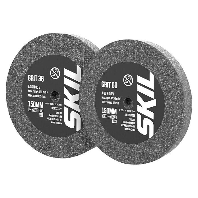 Skil Slijpschijf - Set van 2 stuks (Diameter: 150 mm) | BAUHAUS