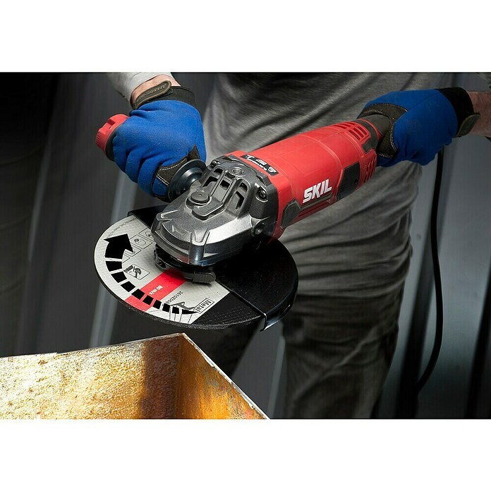 Skil Elektrische haakse slijper + Gratis Accu Compressor (6.600 tpm, Schijfdiameter: 230 cm) | BAUHAUS
