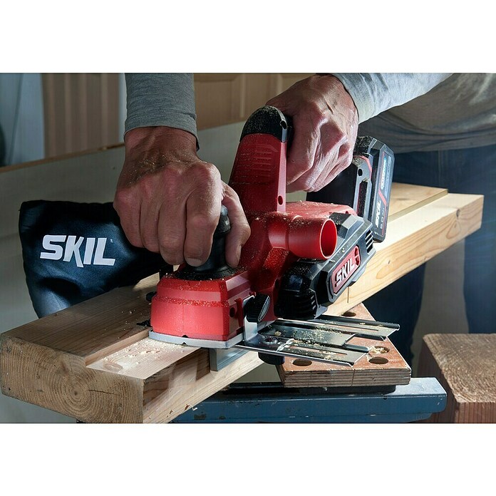 Skil PWRCore 20V Accuschaafmachine + Gratis Accu Compressor (20 V, Li-ion, Excl. accu, Schaafbreedte: 82 mm) | BAUHAUS