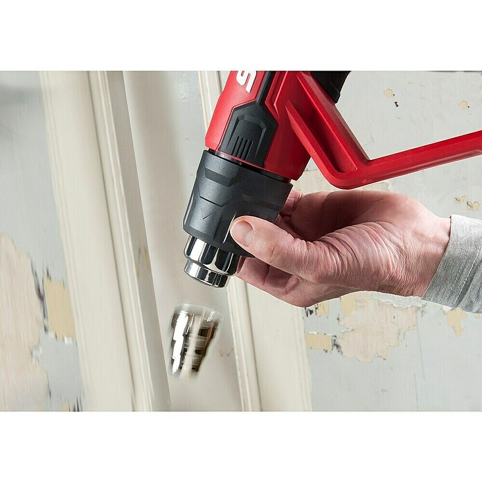 Skil Heteluchtpistool + Gratis Accu Compressor (Temperatuurbereik: 50 °C - 650 °C) | BAUHAUS