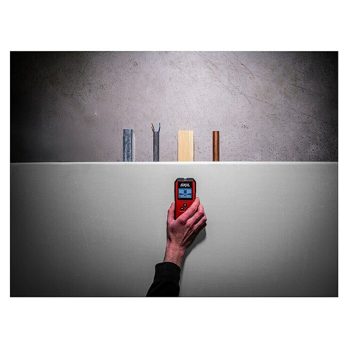 Skil Metaal- en houtdetector 1950 AA (l x b x h: 27 x 66 x 145 mm, Automatische kalibratie) | BAUHAUS