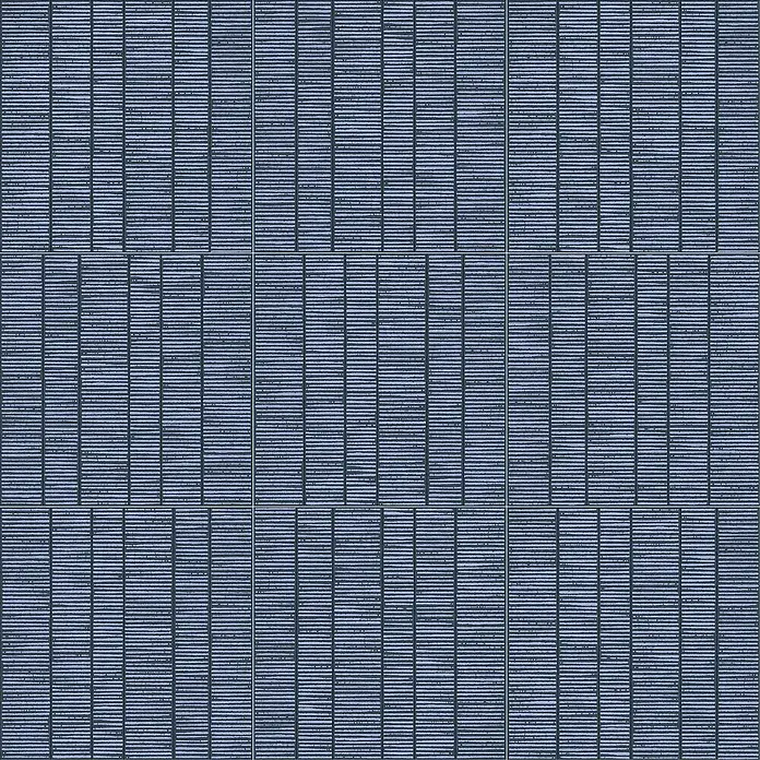 Feinsteinzeugfliese Wanda - 59,55 x 59,55 cm, Blue, Matt - Das blaue Mosaikmuster erzeugt eine strukturierte, textile Optik, die an dicht gewebte Stoffe erinnert und eine beruhigende Wirkung hat.