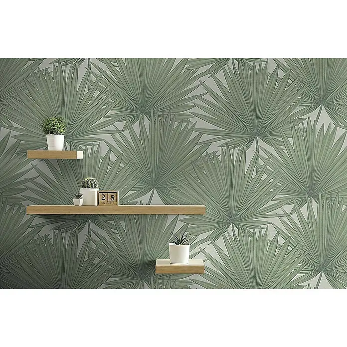 Tadessi Vliestapete M1-No.4235 - Weiß, Floral, 10,05 x 0,53 m