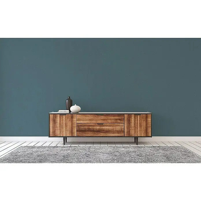 Tadessi Vliestapete M1-No.3990 - Blau, Uni, 10,05 x 0,53 m