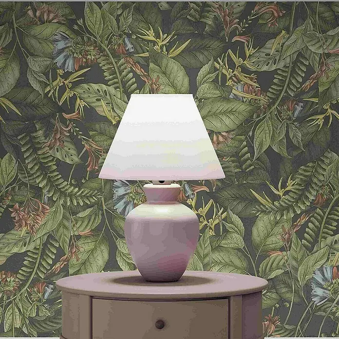 Tadessi Vliestapete M1-No.4492 - Grün, Floral, 10,05 x 0,53 m