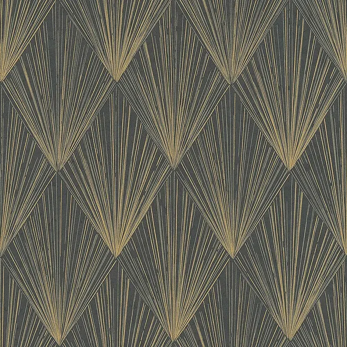 Tadessi Vliestapete M1-No.621 - Schwarz, Grafisch, 10,05 x 0,53 m