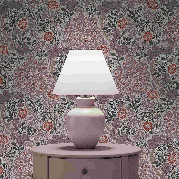 Tadessi Vliestapete M1-No.4143 - Weiß, Floral, 10,05 x 0,53 m