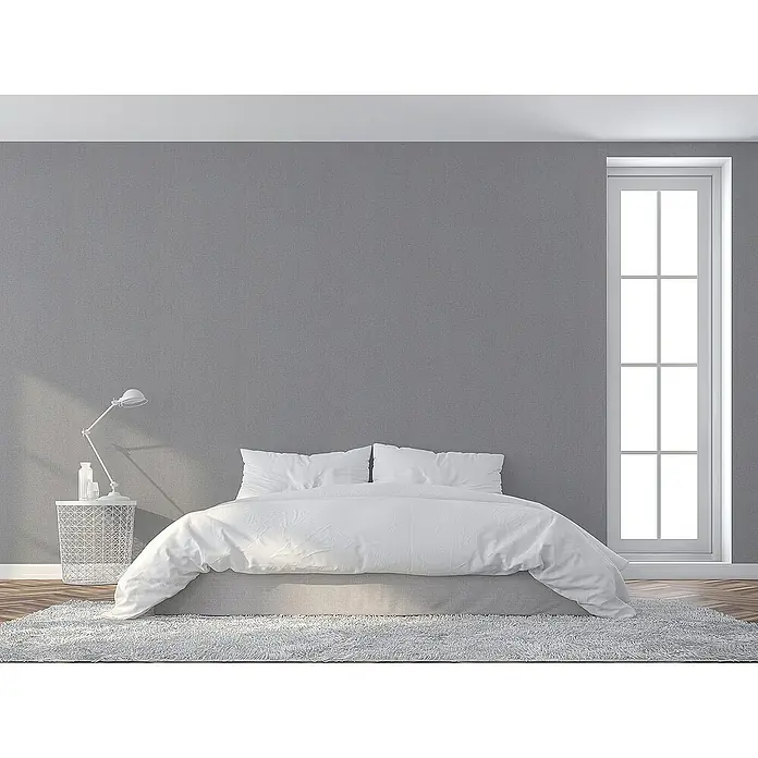 Tadessi Vliestapete M1-No.1719 - Grau, Uni, 10,05 x 0,53 m