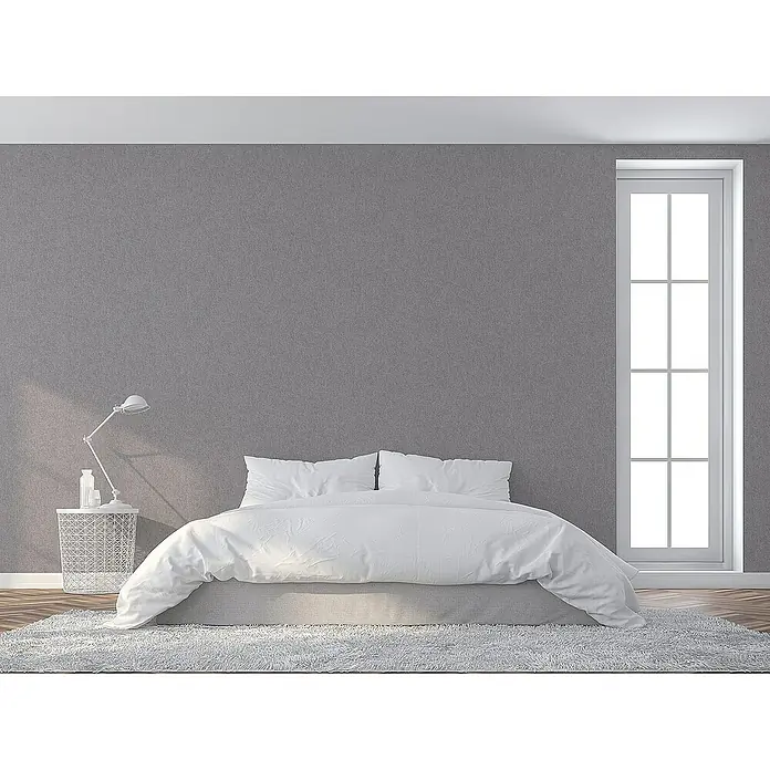 Tadessi Vliestapete M1-No.1052 - Grau, Uni, 10,05 x 0,53 m
