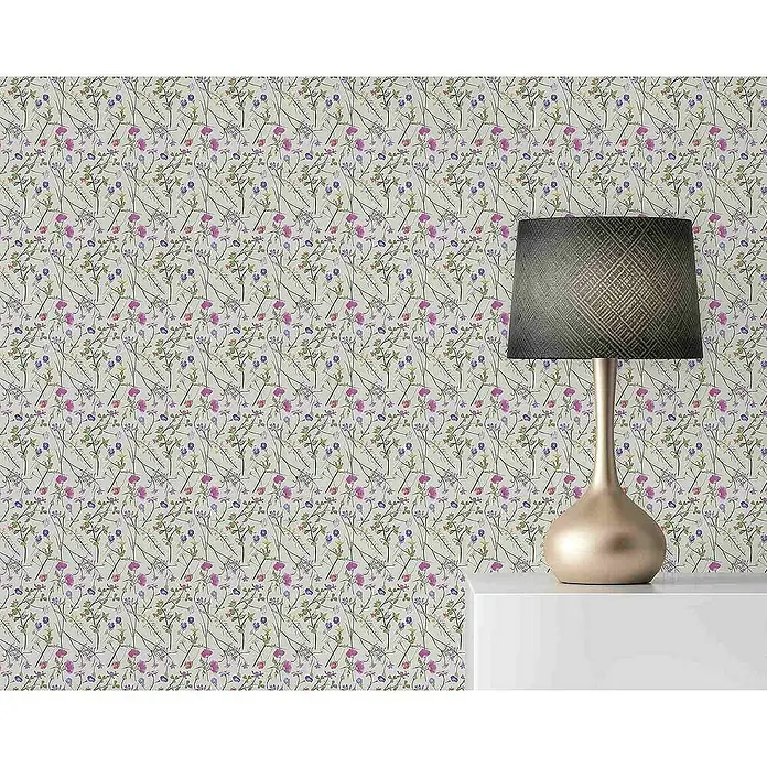 Tadessi Vliestapete M1-No.4094 - Mehrfarbig, Floral, 10,05 x 0,53 m