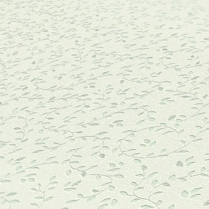 Tadessi Vliestapete M1-No.1327 - Grün, Floral, 10,05 x 0,53 m