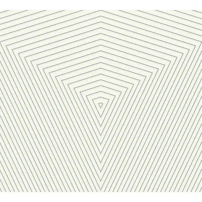 Tadessi Vliestapete M1-No.1359 - Weiß, Grafisch, 10,05 x 0,53 m