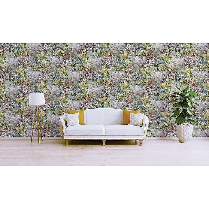 Tadessi Vliestapete M1-No.795 - Rosa, Floral, 10,05 x 0,53 m