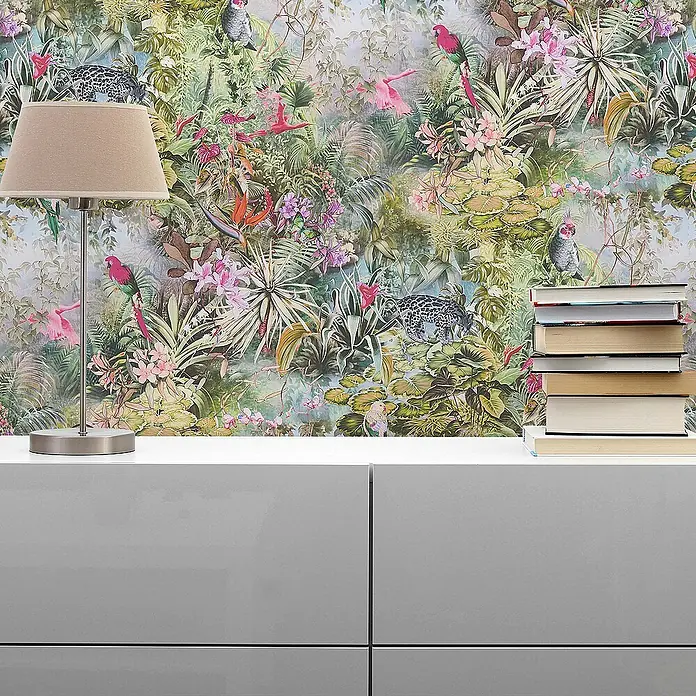 Tadessi Vliestapete M1-No.795 - Rosa, Floral, 10,05 x 0,53 m
