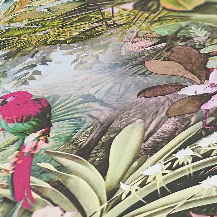 Tadessi Vliestapete M1-No.795 - Rosa, Floral, 10,05 x 0,53 m