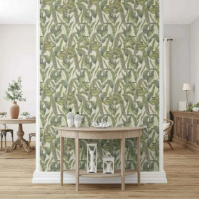 Tadessi Vliestapete M1-No.4484 - Creme, Floral, 10,05 x 0,53 m