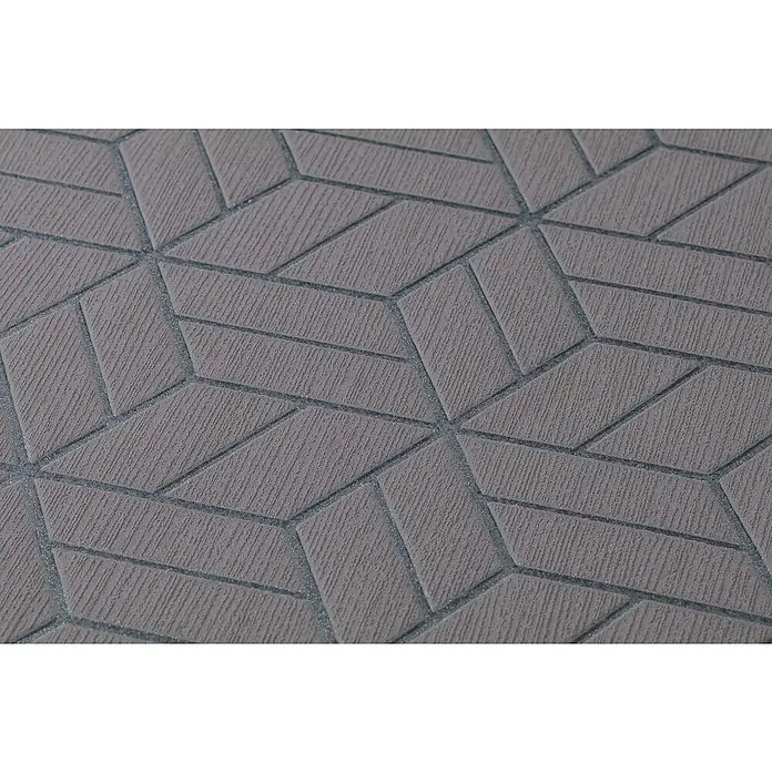 Tadessi Vliestapete M1-No.1580 - Grau, Grafisch, 10,05 x 0,53 m