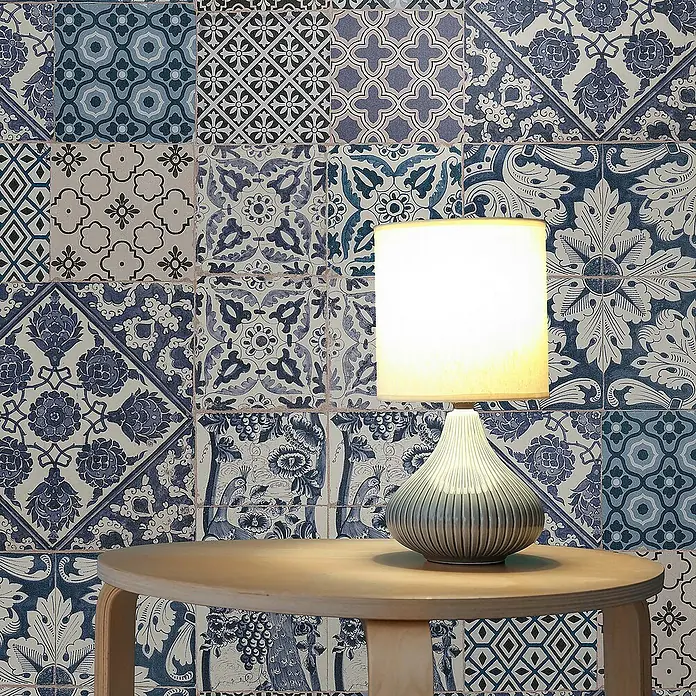 Tadessi Vliestapete M1-No.280 - Creme, Fliesenoptik, 10,05 x 0,53 m