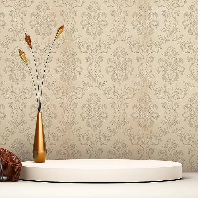 Tadessi Vliestapete M1-No.2418 - Creme, Ornament, 10,05 x 0,53 m