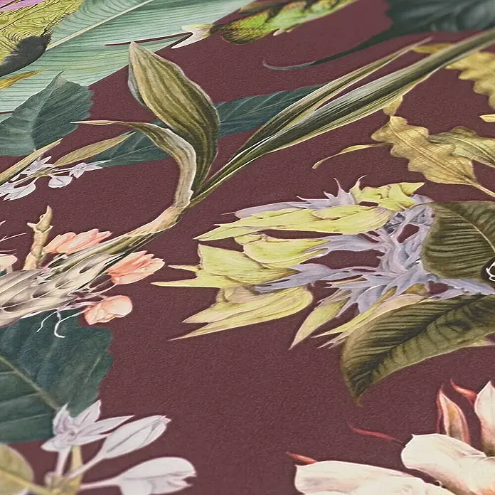 Tadessi Vliestapete M1-No.1703 - Rosa, Floral, 10,05 x 0,53 m