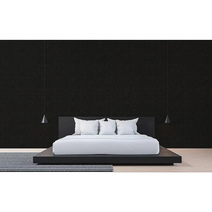 Tadessi Vliestapete M1-No.1264 - Schwarz, Uni, 10,05 x 0,7 m