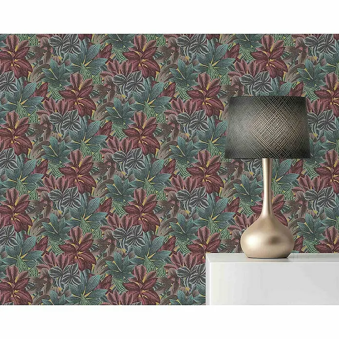 Tadessi Vliestapete M1-No.4399 - Mehrfarbig, Floral, 10,05 x 0,53 m