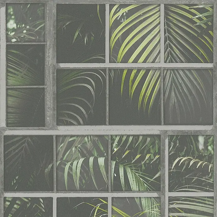 Tadessi Vliestapete M1-No.540 - Grau, Floral, 10,05 x 0,53 m