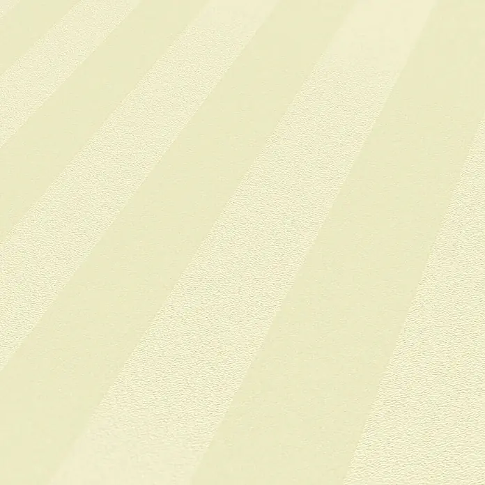 Tadessi Vliestapete M1-No.2944 - Gelb, Streifen, 10,05 x 0,53 m - Cremefarbene strukturierte Tapete mit diagonalen Streifen.