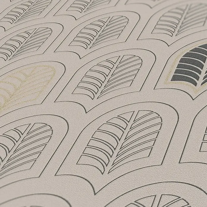 Tadessi Vliestapete M1-No.1647 - Grau, Grafisch, 10,05 x 0,53 m