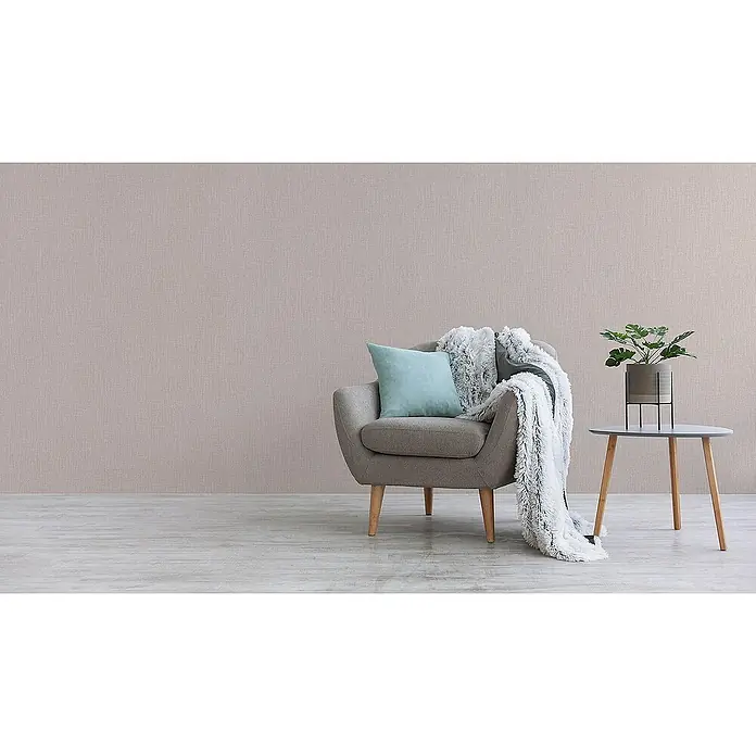 Tadessi Vliestapete M1-No.3312 - Beige, Uni, 10,05 x 0,53 m